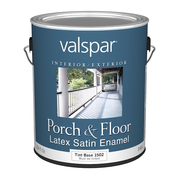 Valspar Porch and Floor Paint, Satin, 1 gal 027.0001502.007 Zoro